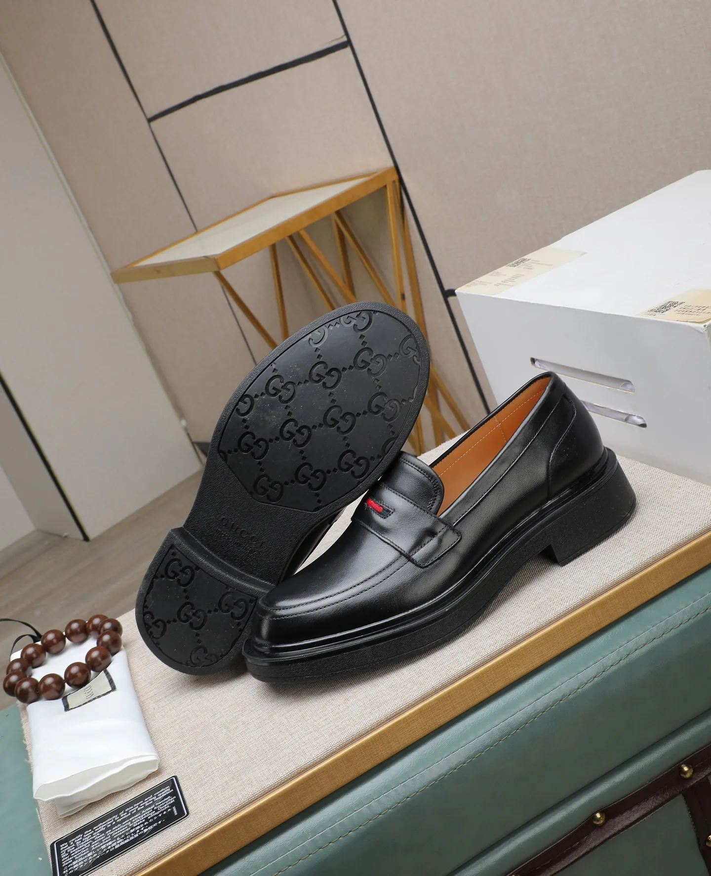 Men's shoes 💰520 📛📛Original (water-dyed cow lining) GUCCI official website formal shoes🌀 Italian 🇮🇹Imported cowhide➕Top imported water-dyed cowhide lining💋Finely handmade Original bottom, the real thing looks better when photographed in person Standard size 38-44